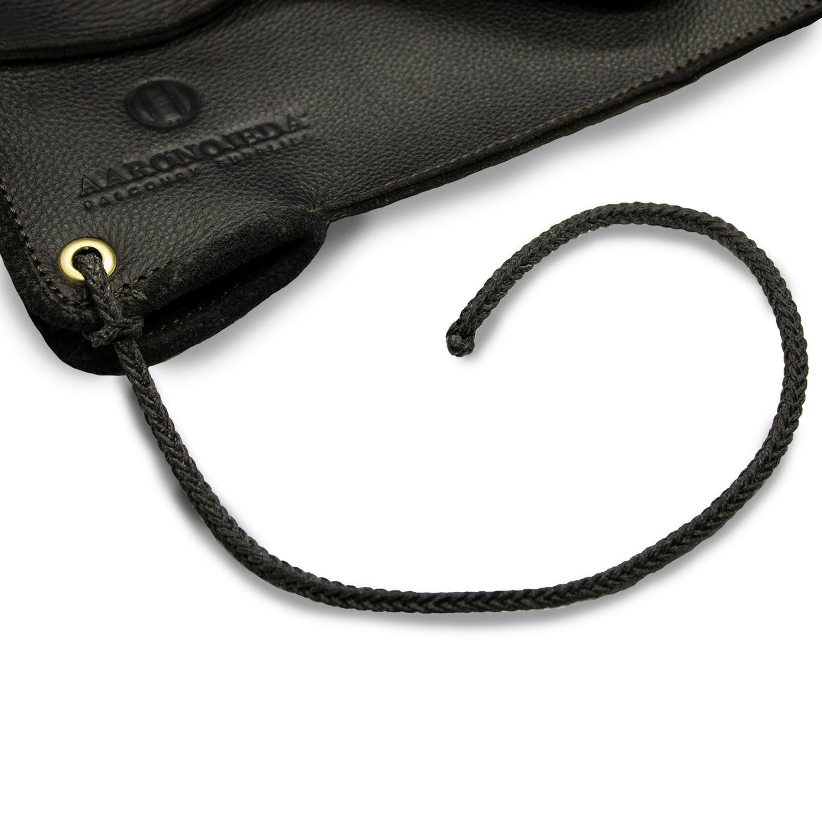 Dacron strap for falconry glove French snap attachment
