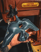 AO double-view pigeon engraved leather falconry lure