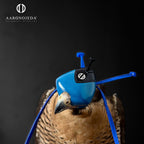 AO Anglo-Indian Signature one-piece falconry hood with hand-finished leather