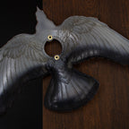 AO double-view pigeon engraved leather falconry lure