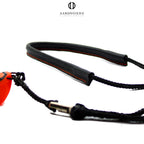AO braided Dacron whistle lanyard with stainless steel swivel