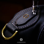 AO Line suede falconry glove handcrafted in elk and deerskin leather
