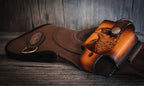 AO vegetable-tanned leather case for Marshall PocketLink receiver
