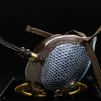 AO limited-edition Dutch hood with royal blue lizard skin inlays