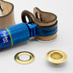 AO permanent kangaroo leather falconry anklets for the Marshall EZ-Twist system