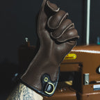 AO Rodeo falconry glove handcrafted in elk or deerskin leather