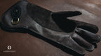 AO Line suede falconry glove handcrafted in elk and deerskin leather