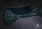 AO Line suede falconry glove handcrafted in elk and deerskin leather