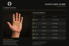 AO Falconry Supplies glove size guide: how to measure palm circumference and choose a glove size