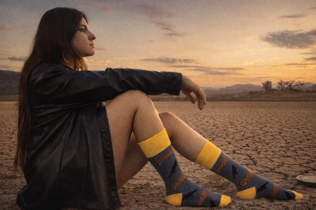 Falconry Glove Socks AO x Muy Animal - colaboración para conservación
